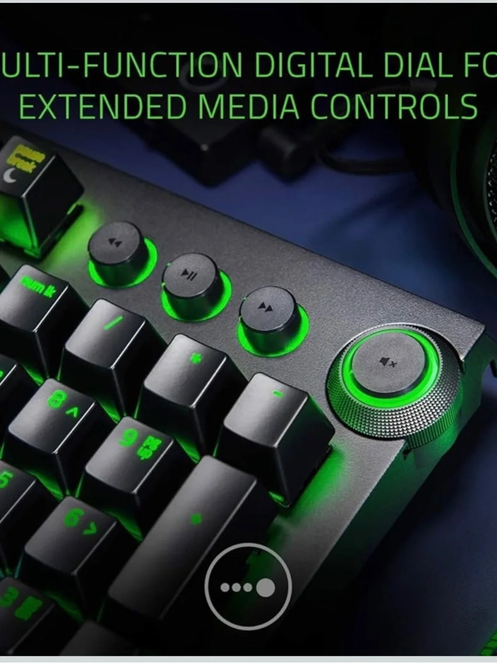 Razer Black Wired Mechanical Keyboard — Black